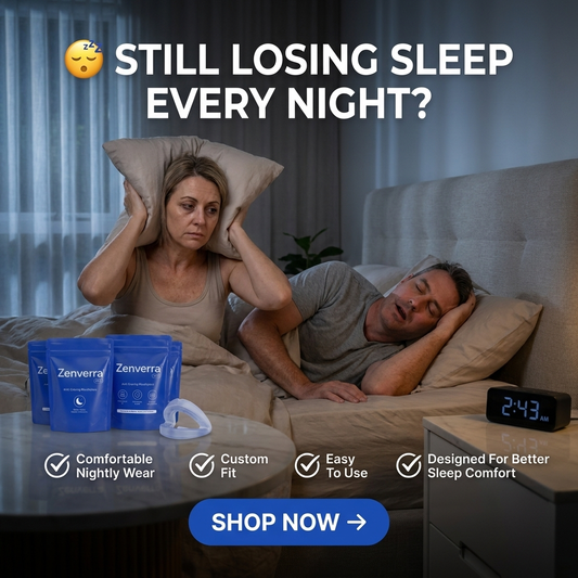 Anti-Snoring Mouthpiece | Adjustable Sleep Guard for Quieter Nights