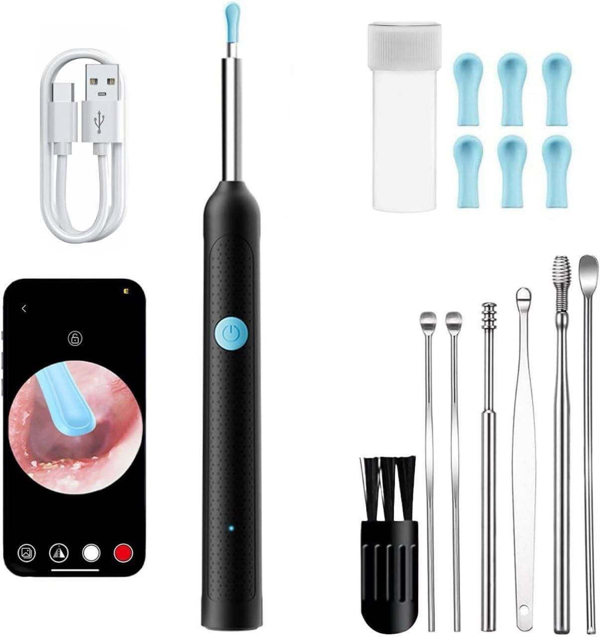 Smart Ear Wax Removal Tool with HD Camera – Wireless Ear Cleaner Kit