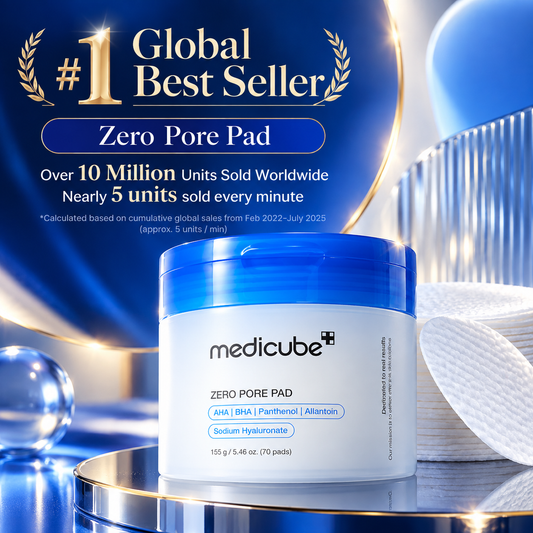 Medicube Zero Pore Pads – AHA BHA Exfoliating Toner Pads for Pores & Skin Texture – 70 Pads