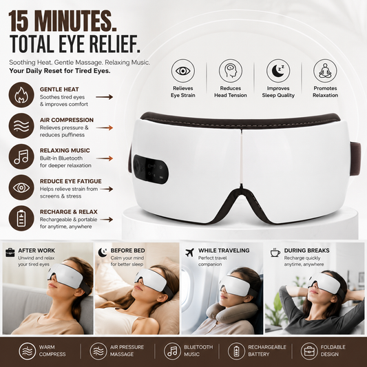 Heated Eye Massager With Music