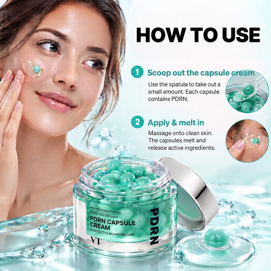 PDRN Capsule Cream – Moisturizing Face Cream with 100,000 ppm PDRN & Peptides