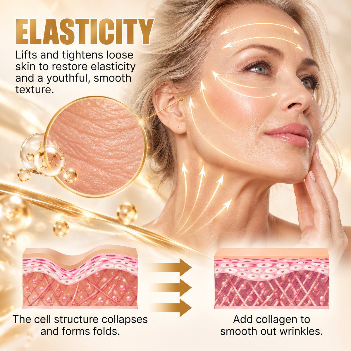 Golden Age Anti-Aging Face Serum with Hyaluronate – 30 ml
