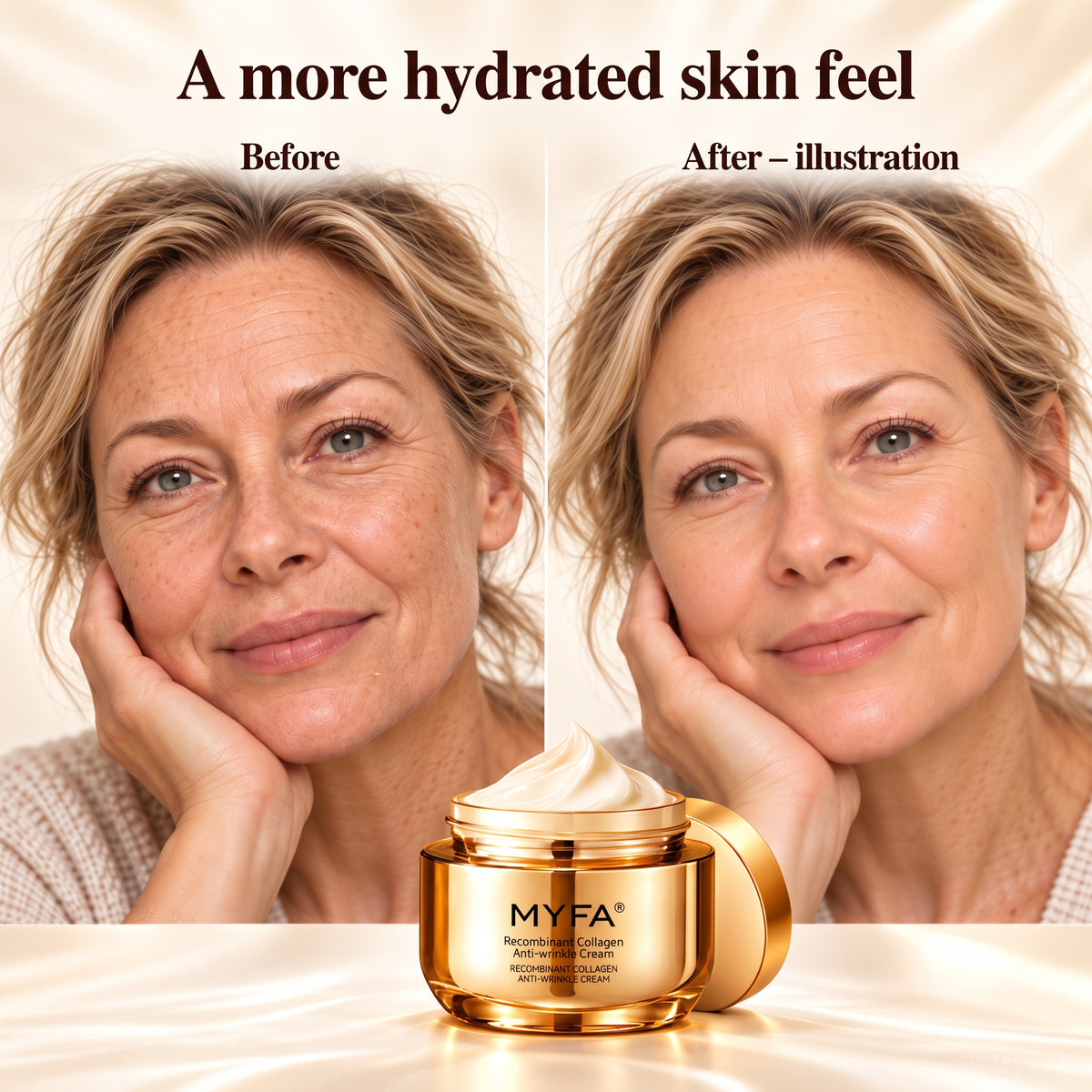 Facial Cream with Recombinant Collagen – 50 g
