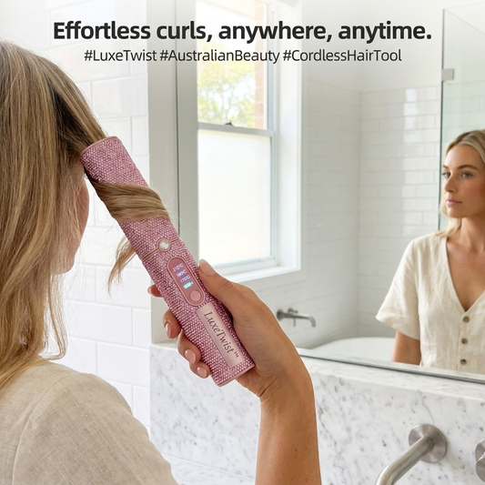 LuxeTwist™ Rechargeable Curling Wand