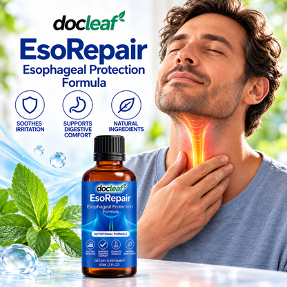 DocLeaf  EsoRepair Esophageal Support Liquid Supplement 60ml – Digestive Comfort Formula