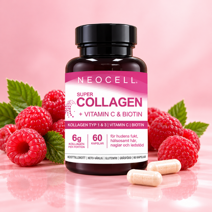 NeoCell Super Collagen with Vitamin C & Biotin – Collagen Type I & III – 60 Capsules