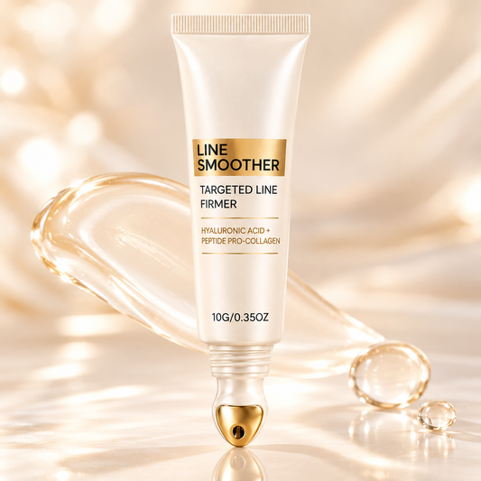 LINE SMOOTHER Anti-Age Cream for Fine Lines with Hyaluronic Acid & Peptides – 10 g
