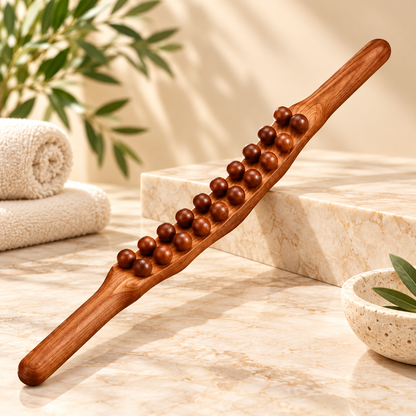 Wooden Lymphatic Massage Stick – Body Sculpting & Massage Tool