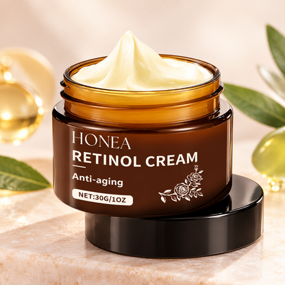 Retinol Face Cream – Anti-Aging with Vitamin C, Peptides & Hyaluronic Acid – 30 g