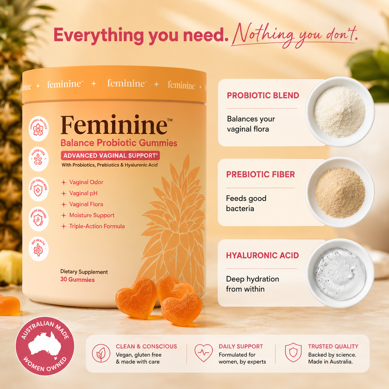 Feminine™ Balance Probiotic Gummies