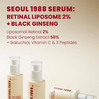 K-SECRET SEOUL 1988 Serum: Retinal Liposome 2% + Black Ginseng (30ml)