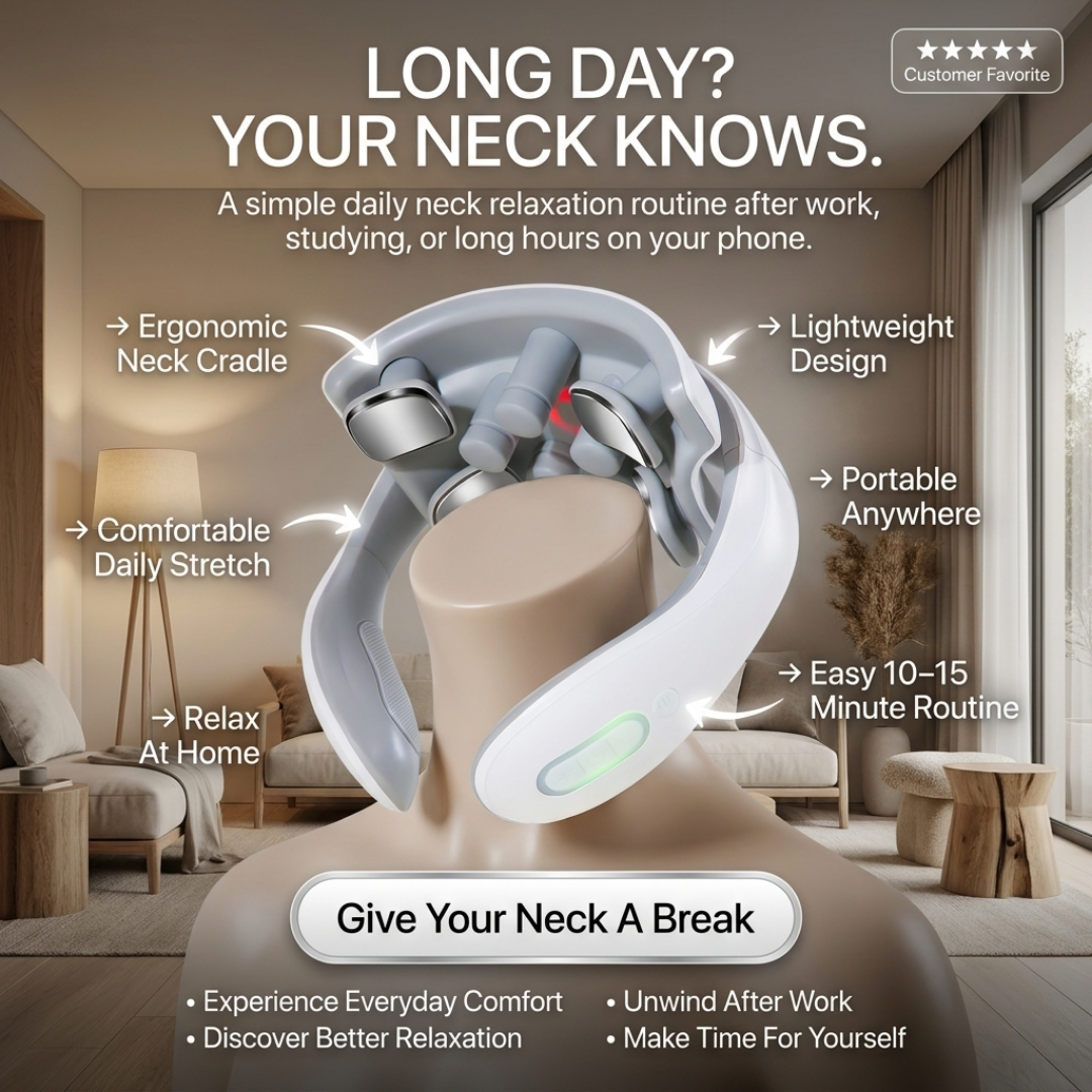 Cervical Neck Massager – Heated Neck & Shoulder Massage Device | CerviRest™