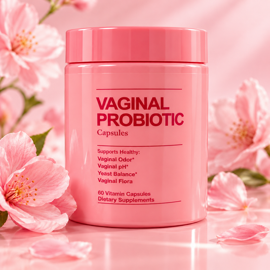 Vaginal Probiotic for Women – Lactobacillus & Prebiotics – 60 Capsules
