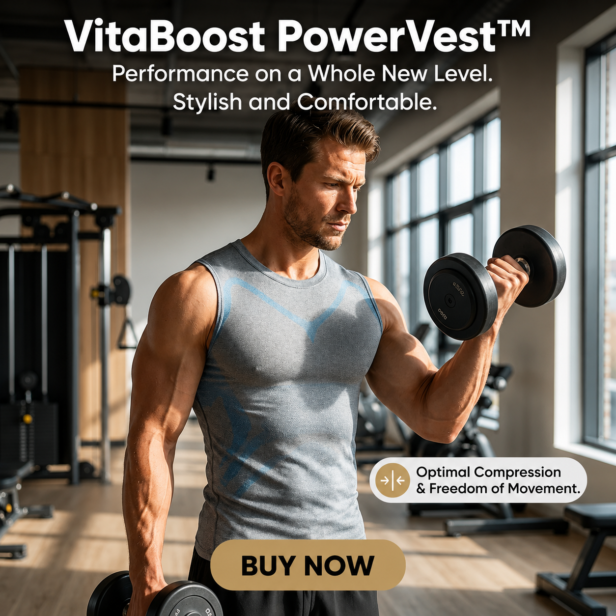 VitaBoost PowerVest™ | Boost Your Energy, Enhance Muscle Definition & Look Slimmer Instantly!