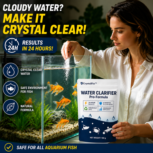 CrystalFix™ Water Clarifier for Ponds & Aquariums