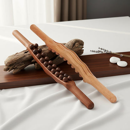 Wooden Lymphatic Massage Therapy Stick