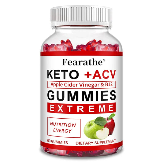 Fearathe Keto Apple Cider Vinegar Gummies – ACV Supplement 60 Gummies