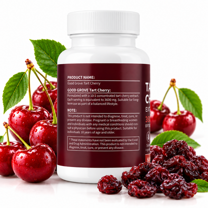 Tart Cherry Extract 3600 mg – Cherry Extract – 60 Capsules