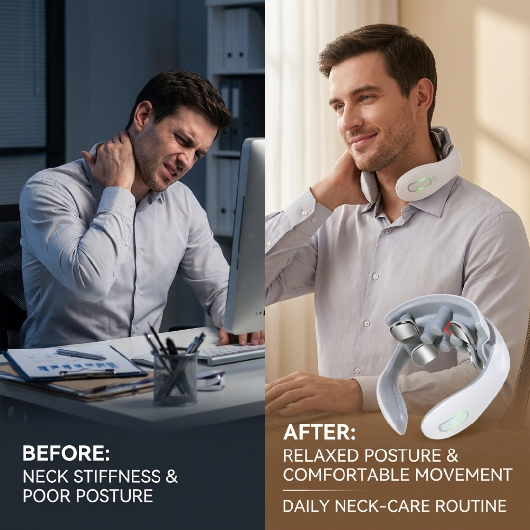 Cervical Neck Massager – Heated Neck & Shoulder Massage Device | CerviRest™