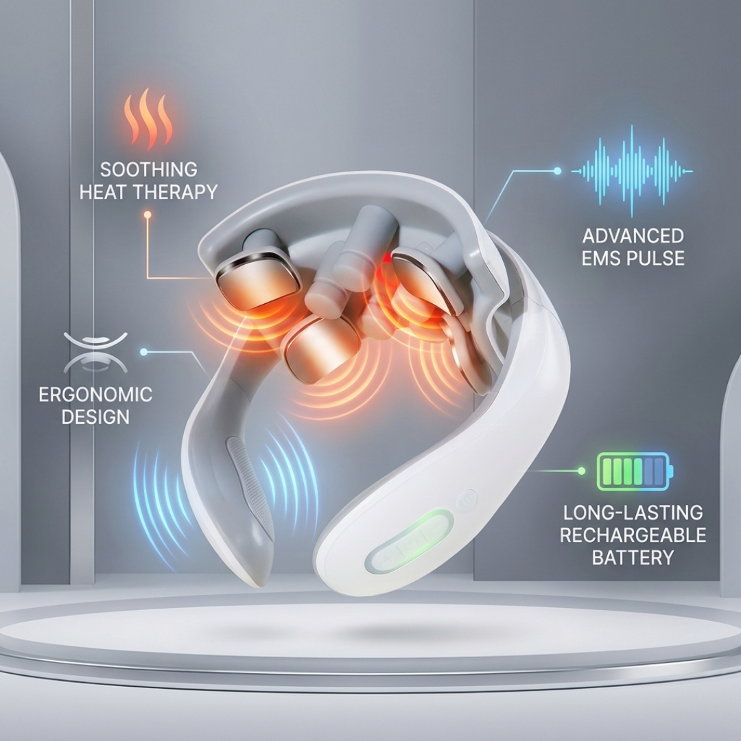 Cervical Neck Massager – Heated Neck & Shoulder Massage Device | CerviRest™