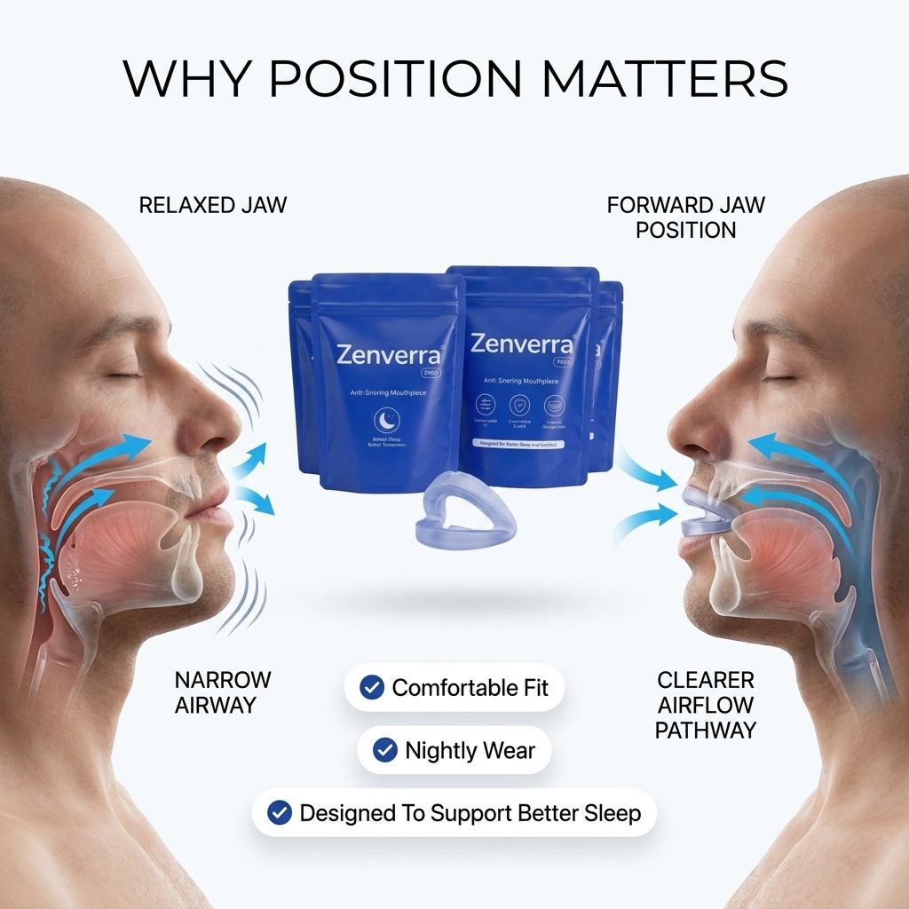 Anti-Snoring Mouthpiece | Adjustable Sleep Guard for Quieter Nights
