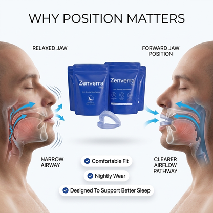 Anti-Snoring Mouthpiece | Adjustable Sleep Guard for Quieter Nights