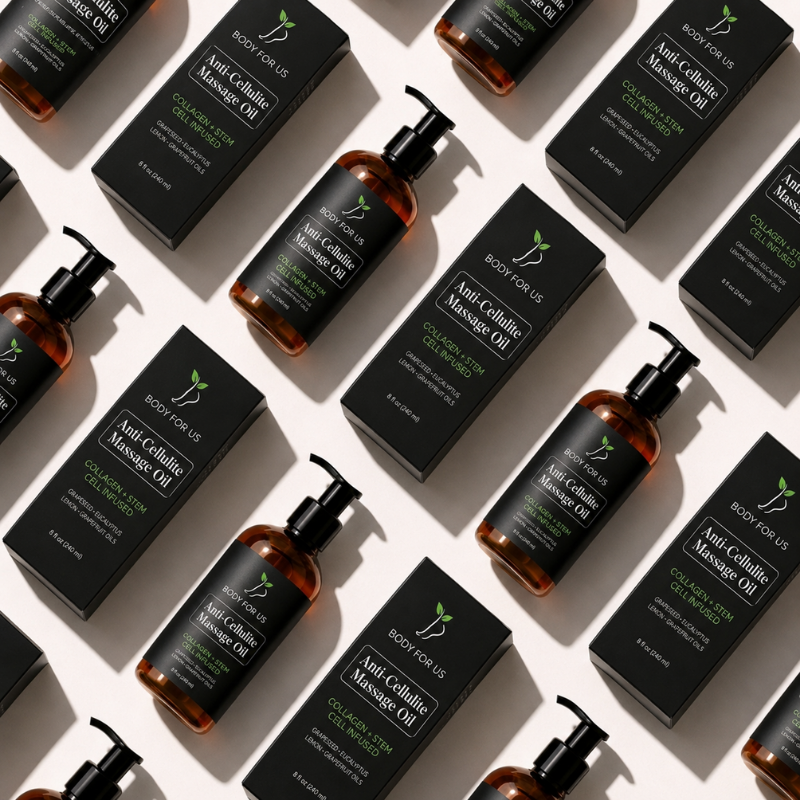 Body For Us Anti-Cellulite Massage Oil 240ml