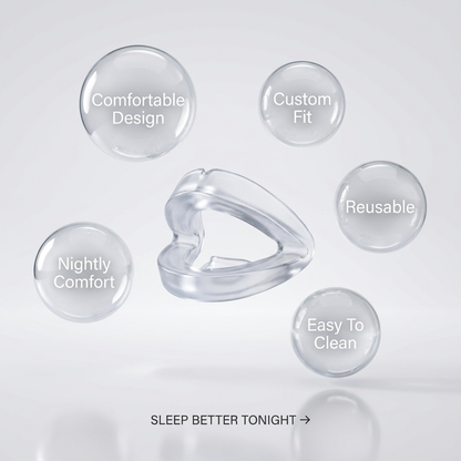 Anti-Snoring Mouthpiece | Adjustable Sleep Guard for Quieter Nights