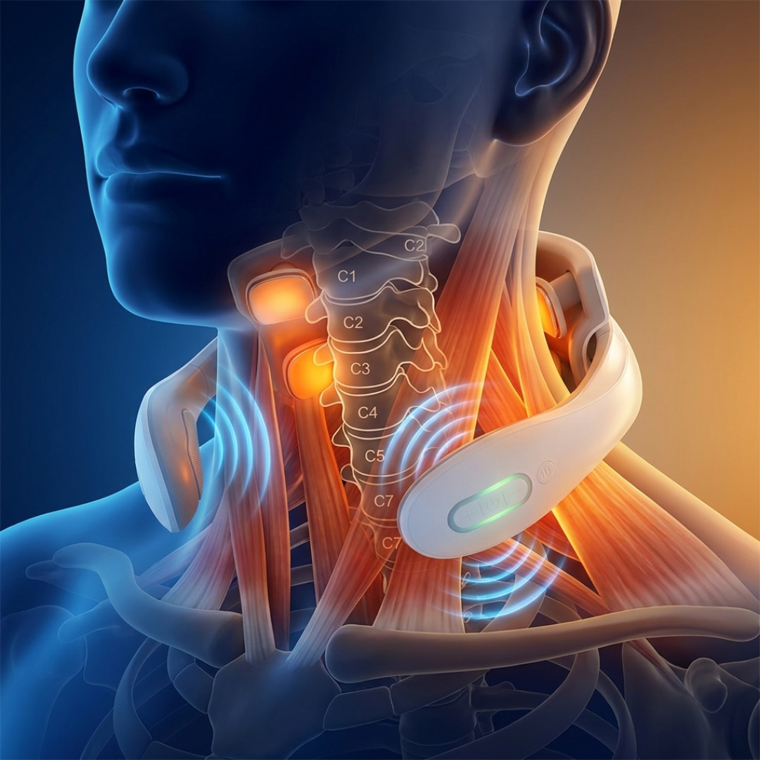 Cervical Neck Massager – Heated Neck & Shoulder Massage Device | CerviRest™