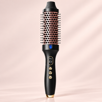 Electric Heat Brush with Ionic Technology – LED Display, Adjustable Temperature up to 210°C