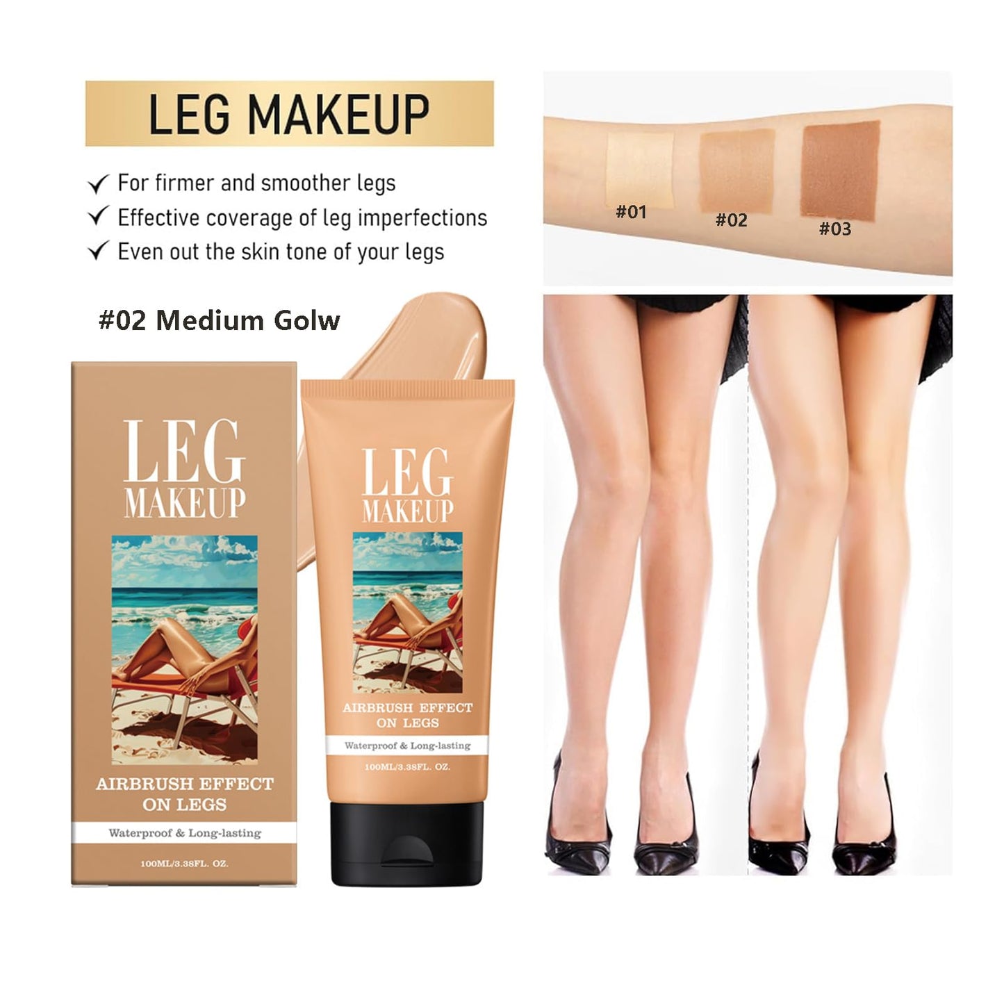 Body Coverage Makeup | Transfer-Resistant Formula