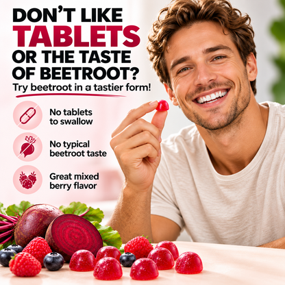Beet Root Gummies 4000 mg – Beet 8-in-1, 60 pcs