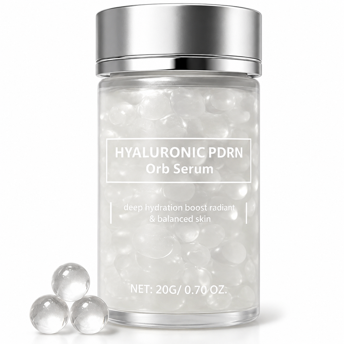 Hyaluronic PDRN Orb Serum – Hyaluronic Acid, Niacinamide & Glutathione – 20 g