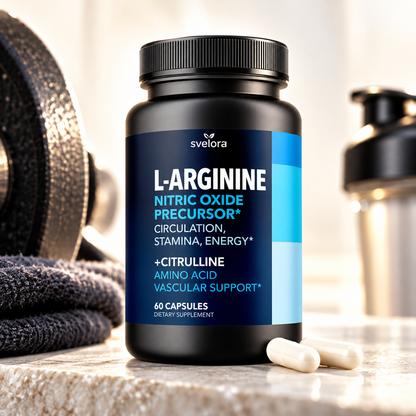 L-Arginine + L-Citrulline – Amino Acids for Training – 60 Capsules