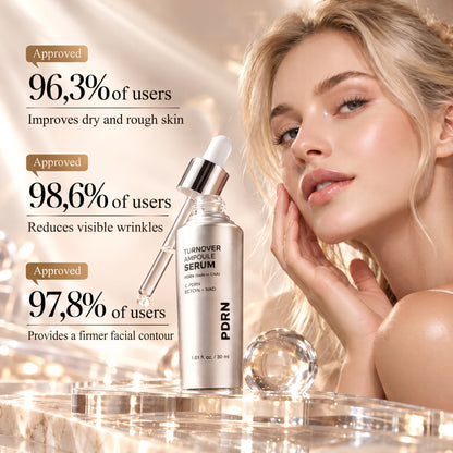 PDRN Ampoule Serum – Peptides & Hyaluronic Acid – Moisturizing Facial Serum 30 ml