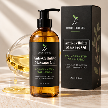 Anti-Cellulite Massage Oil – Firming Body Oil 240ml | Body For Us