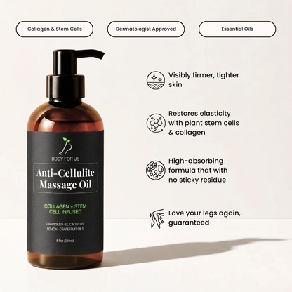 Body For Us Anti-Cellulite Massage Oil 240ml