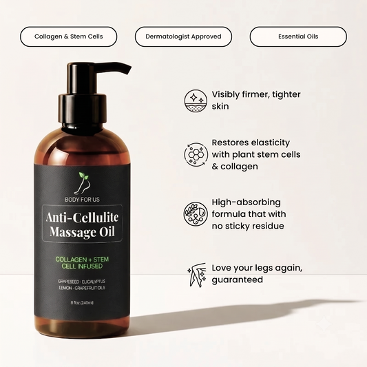 Body For Us Anti-Cellulite Massage Oil 240ml