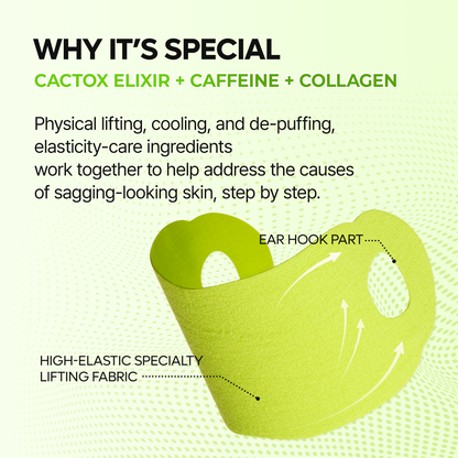CACTOX V-Lifting Mewing Band 4EA - (4 Masks Included)