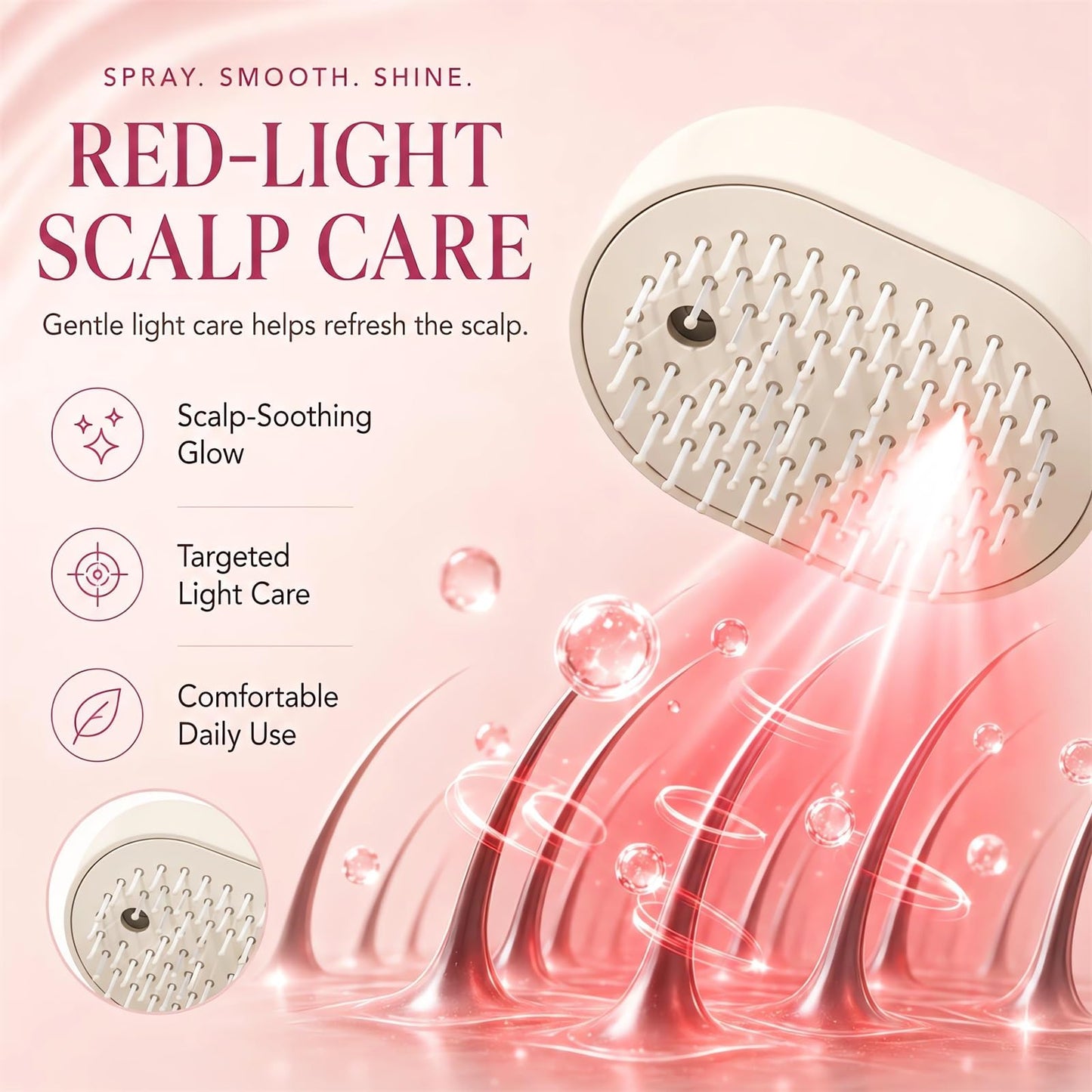 SmoothEase™ Rechargeable Ionic Hair Brush