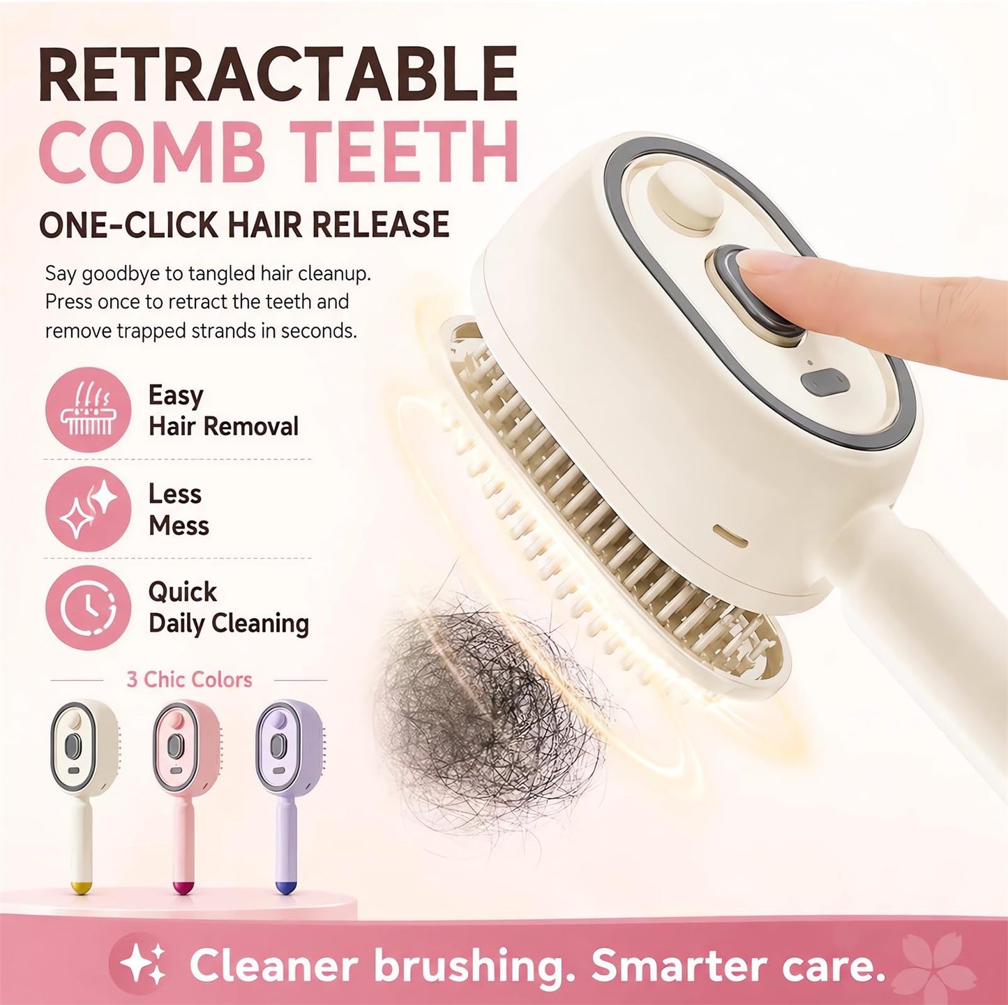 SmoothEase™ Rechargeable Ionic Hair Brush