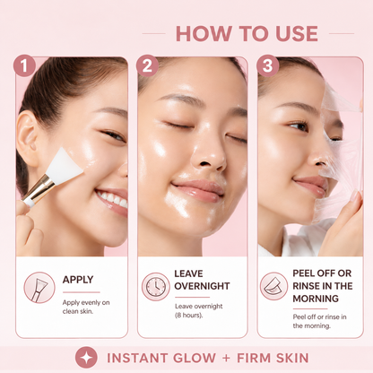 Korean Collagen Night Wrapping Mask – Hyaluronic Acid & Ceramide – 75ml