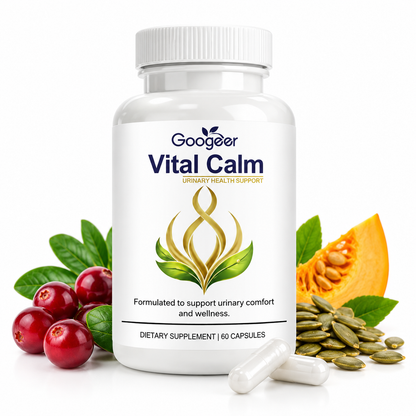 Vital Calm Urinary & Bladder Support – Cranberry + Pumpkin Seed – 60 Capsules