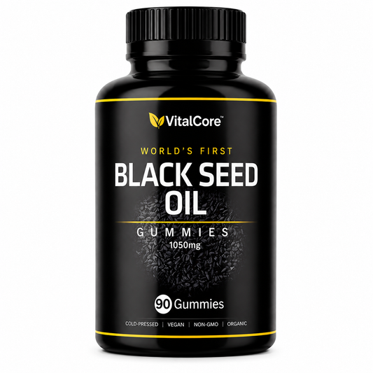 Black Seed Oil Gummies 1050mg – 90 Gummies | Nigella Sativa Supplement