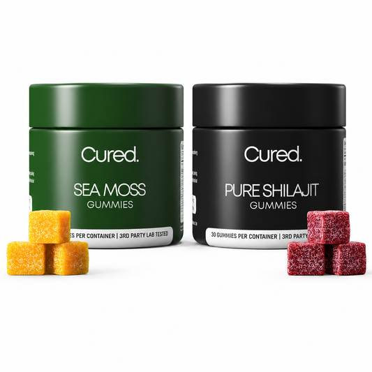 Sea Moss + Shilajit Gummies bundle for Men – Energy & Vitality 30 Day Bundle