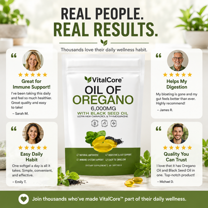VitalCore™ Oregano & Black Seed Wellness Softgels
