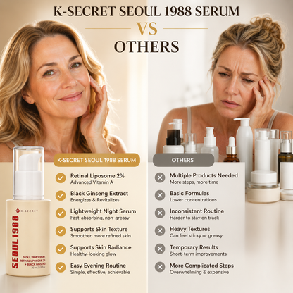 K-SECRET SEOUL 1988 Serum: Retinal Liposome 2% + Black Ginseng (30ml)