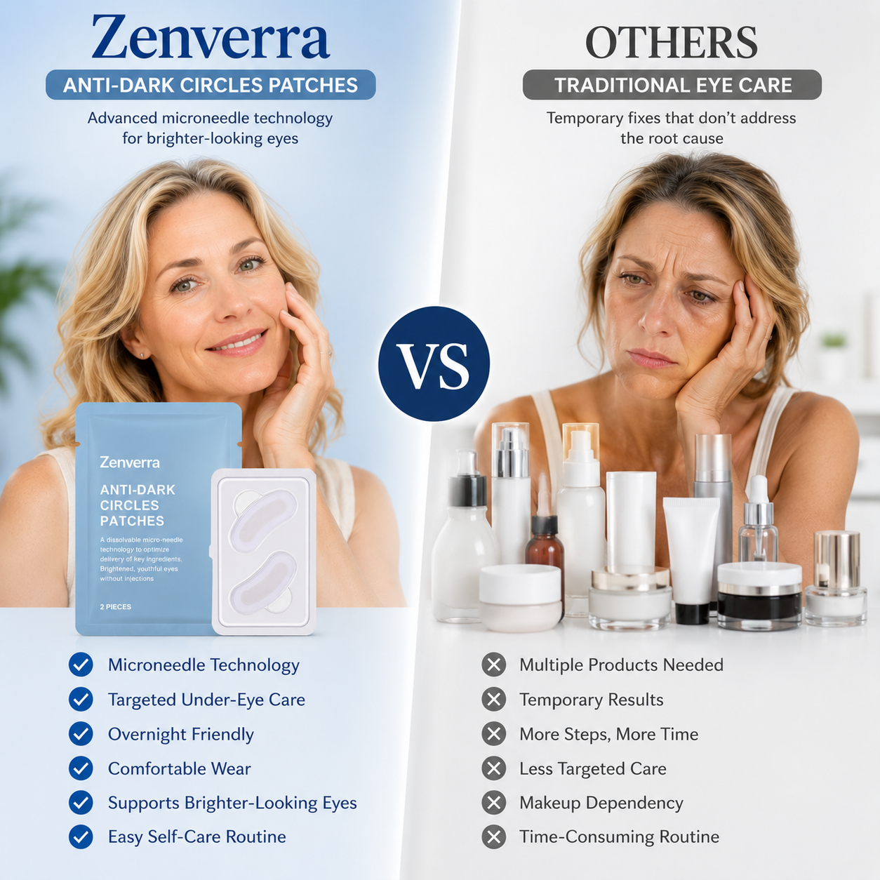Zenverra Anti-Dark Circles Microneedle Patches