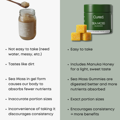 Sea Moss + Shilajit Gummies bundle for Men – Energy & Vitality 30 Day Bundle