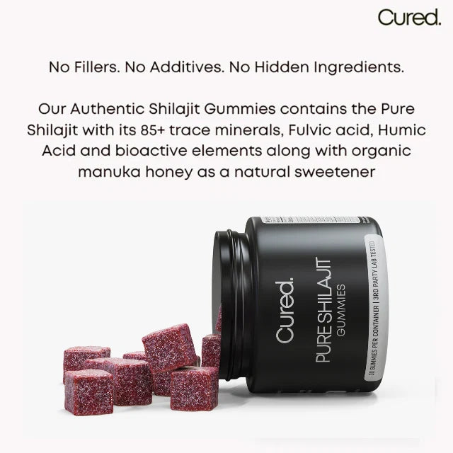 Sea Moss + Shilajit Gummies bundle for Men – Energy & Vitality 30 Day Bundle